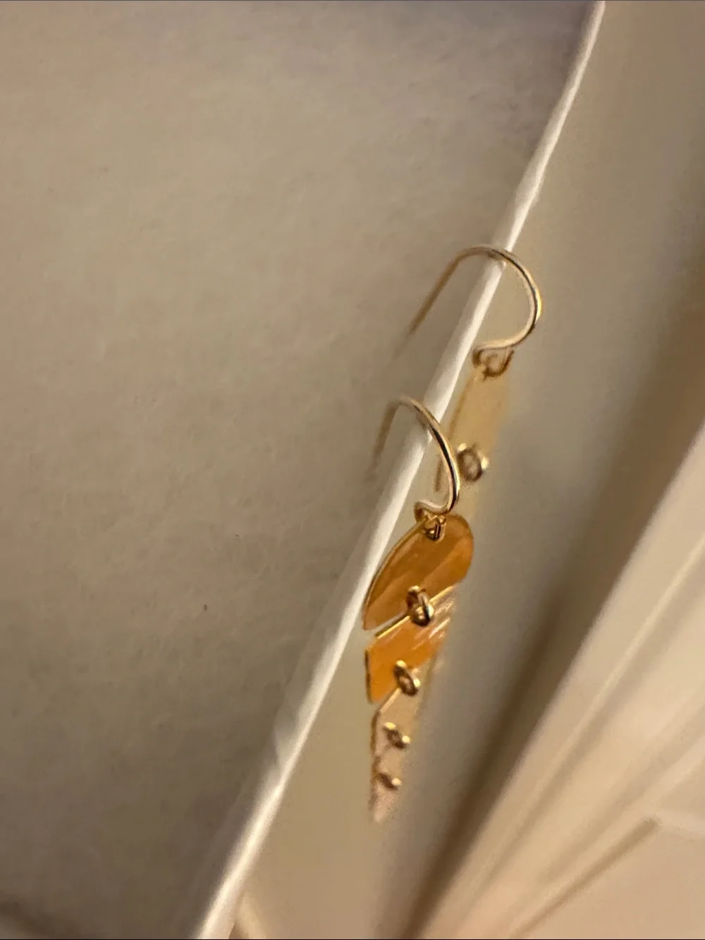 Carolyn Keys Brass Slink Small Earrings